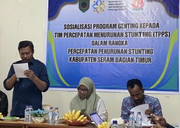Dinas PPKB SBT Gelar Sosialisasi Program Gerakan Orang Tua Asuh Cegah Stunting
