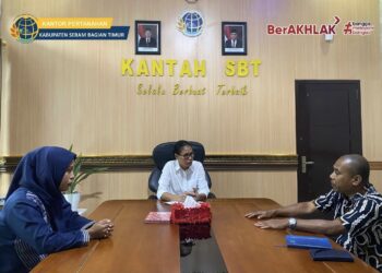 Datangi Kantor BPN SBT, Kadis Nakertrans Koordinasi Tanah Transmigrasi yang Jadi Target PTSL