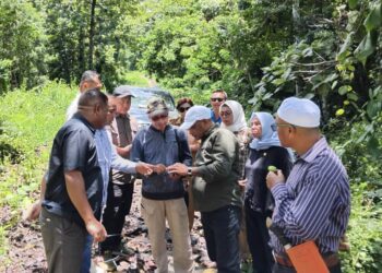 Komisi II DPRD SBT Libatkan UPTD KPH Tinjau Kawasan Hutan di Ruas Jalan Banggoi-Werinama