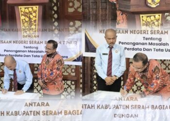 Jalin Kerjasama, Bupati dan Kajari SBT Teken MoU