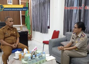 Kepala Kantor Pertanahan SBT Temui Bupati dan Sekda Bahas PSN yang Dijalankan