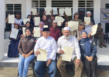 163 Sertifikat Elektronik Redistribusi Tanah Kembali Diserahkan ke Masyarakat Desa Ondor