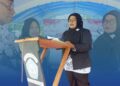 Rosna Sehwaky Jadi Irup Hari Guru Nasional 2025 di Kecamatan Teluk Waru