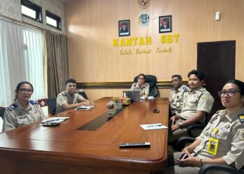 Pertanahan SBT Ikut Rapat Monitoring Tindaklanjut Pembinaan dan Evaluasi Kinerja