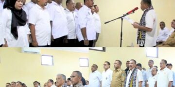 Lantik KONI SBT, Latuconsina Tekankan Konsolidasi Organisasi dan Prestasi Olahraga