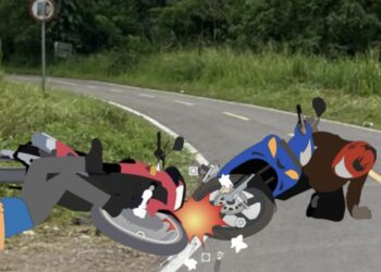 Dua Sepeda Motor di SBT Saling Tabrak, Tujuh Orang Dilarikan ke RSUD Bula