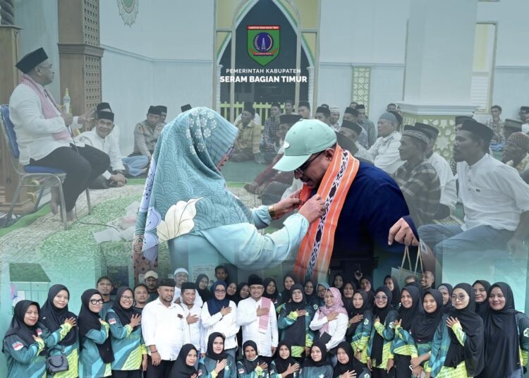 Bupati SBT Fachri Husni Alkatiri bersama sejumlah pimpinan OPD melakukan Kunker ke Kota Geser (Dok : Pemkab SBT)