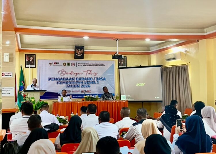 Bagian Pengadaan Barang dan Jasa (Barjas) Sekretariat Daerah (Setda) setempat menggelar Bimbingan Teknis (Bimtek) dan Uji Kompetensi (Ukom) pengadaan Barjas level I.