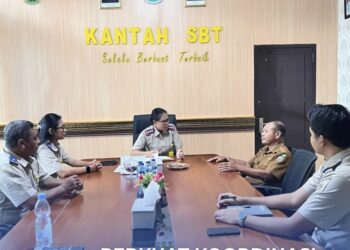 UPTD KPH SBT dan Kantor Pertanahan SBT Perkuat Koordinasi Lintas Sektor