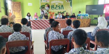 Dinas Ketahanan Pangan SBT Sosialisasi Menu B2SA di MTs BUPPI Jembatan Basah