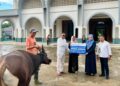 Bank Maluku-Maluku Utara Cabang Bula Salurkan Dua Ekor Hewan Qurban