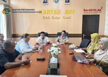 Komisi I DPRD Maluku Kunker ke Kantor Pertanahan SBT, Cek Legalitas Lahan SMA dan SMK