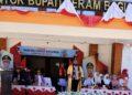 Pimpin Upacara Harganas ke-33, Wabup SBT Kenakan Pakaian Adat Negeri Kataloka