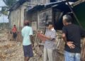 Tinjau Dampak Cuaca Ekstrem di Aruan, Kepala BPBD SBT : Dua Rumah Alami Kerusakan