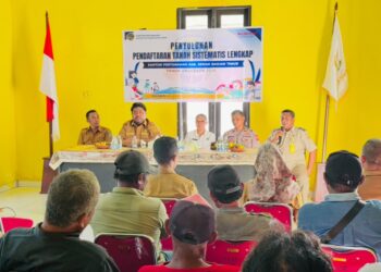 Kantor Pertanahan SBT Lakukan Penyuluhan Program PTSL di Bula Barat