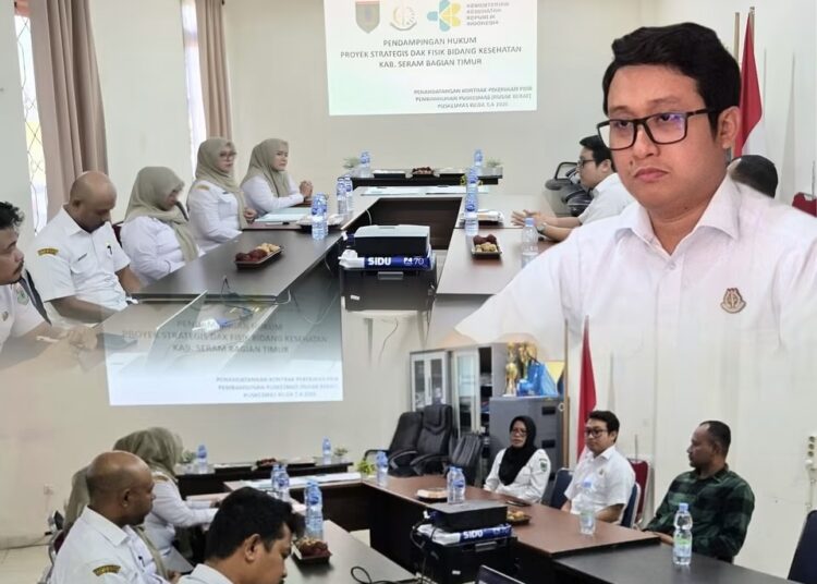 Kejari SBT dan Dinkes setempat melakukan rapat pendampingan hukum pada proyek DAK fisik (Dok : Humas Kejari SBT)