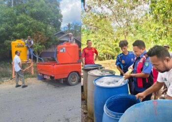 Kemarau Mengancam, Damkar dan BPBD SBT Rutin Salurkan Air Bersih ke Warga