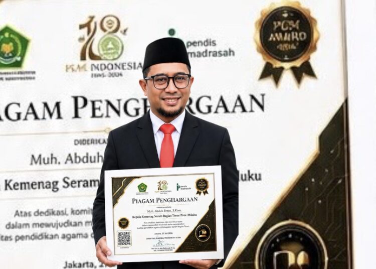 Kepala Kantor Kemenag SBT Muh. Abduh Ernas