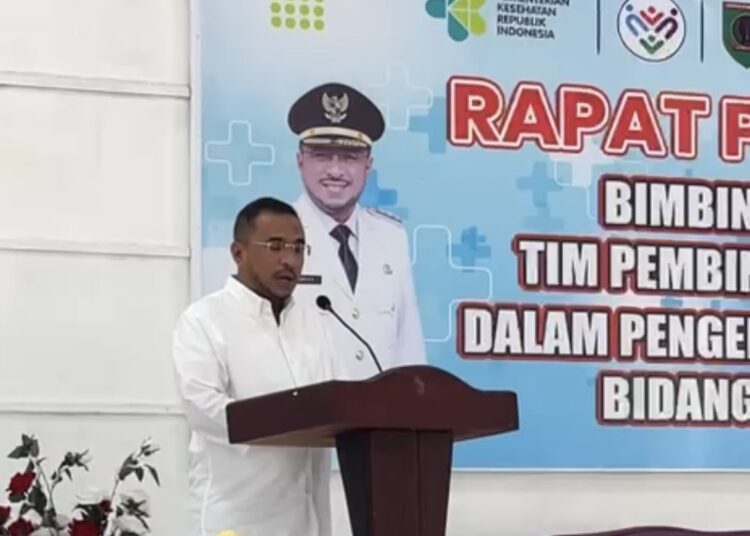 Bupati SBT Fachri Husni Alkatiri buka kegiatab Bimtek Pengelolaan Posyandu Bidang Kesehatan (Dok : Ist)