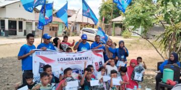 Gelar Lomba Rakyat di Bula, Demokrat SBT Dekatkan Diri dengan Anak-Anak