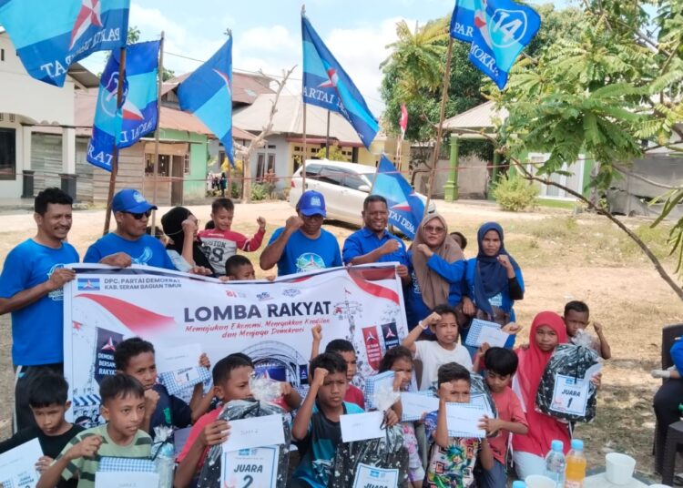 Demokrat SBT gelar lomba rakyat di Kota Bula (Dok : Ist)