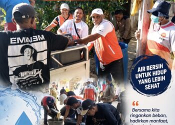 PKS SBT Bergerak Distribusi Air Bersih kepada Masyarakat di Kota Bula