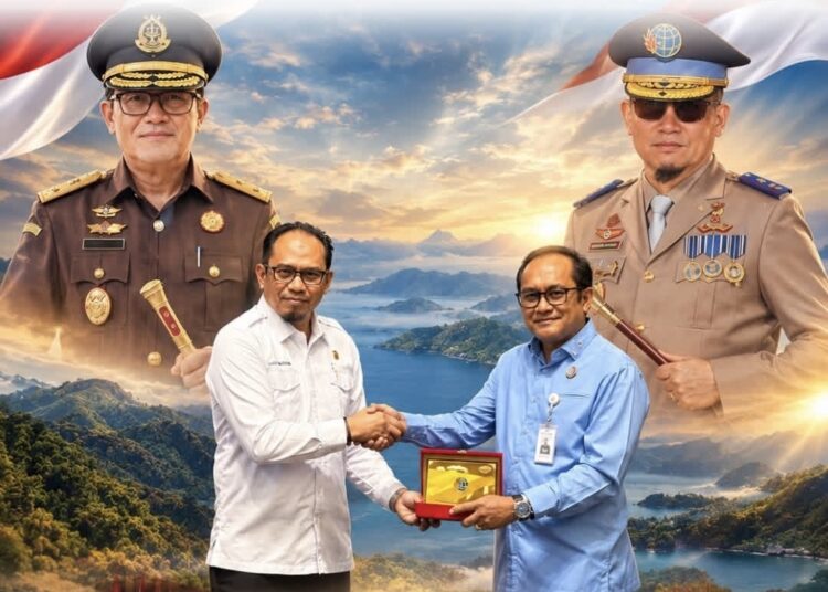 Kantor Wilayah Badan Pertanahan Nasional (Kanwil BPN) Provinsi Maluku dan Kejaksaan Tinggi (Kejati) Maluku melakukan penandatanganan kerjasama dalam penegakan hukum pertanahan.